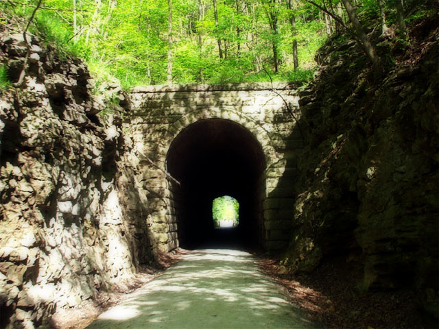 Photos from my bike ride on the Katy Trail, 2002