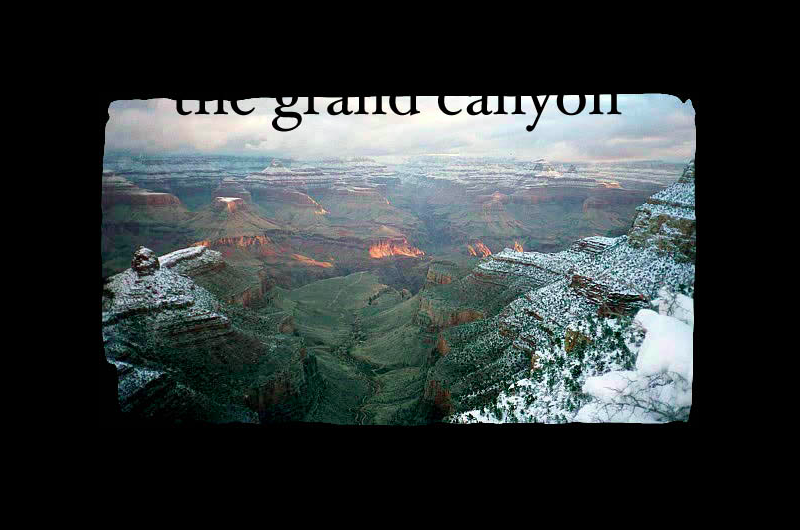 The Grand Canyon trip, 2001