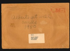 Albert’s get well cards, 1950