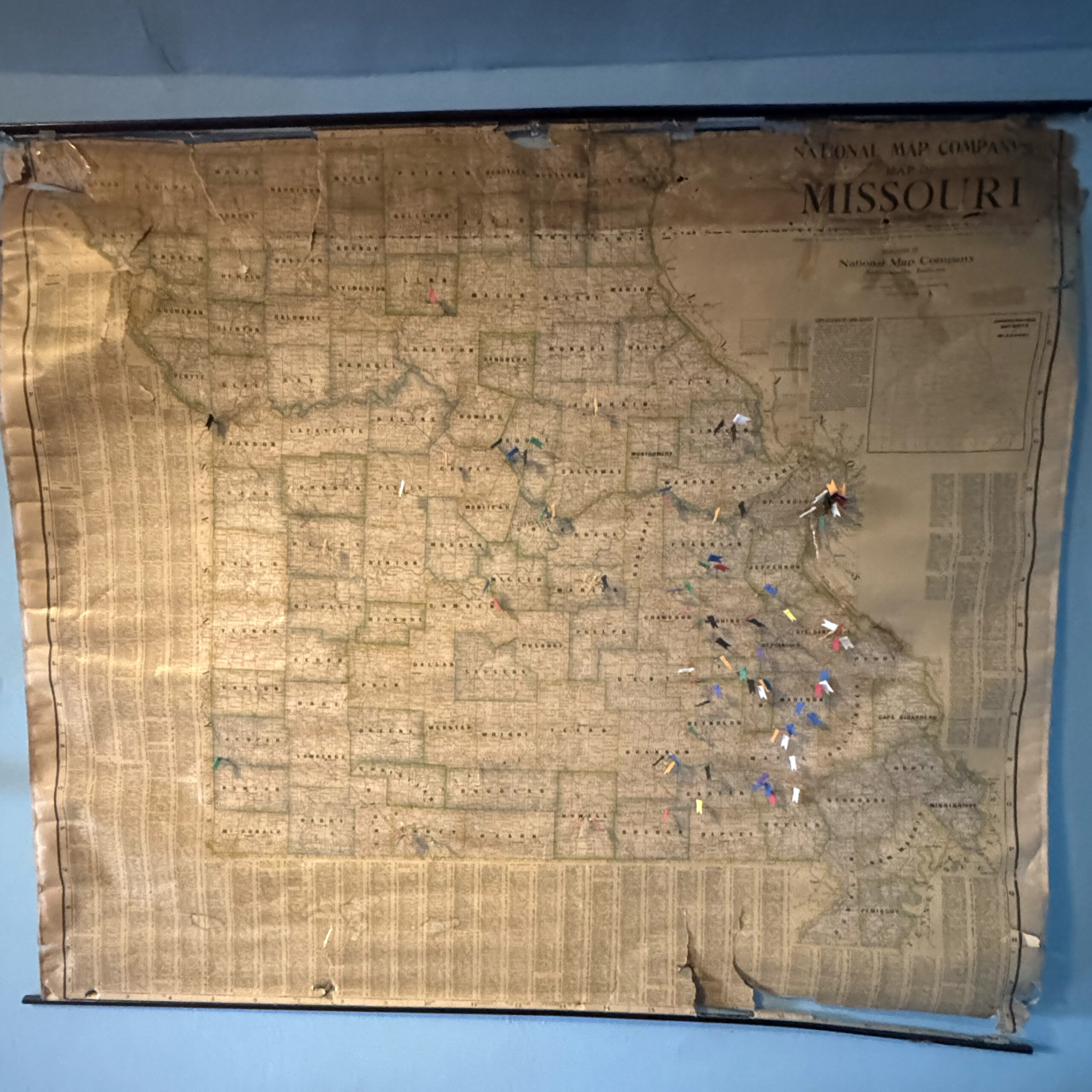 Every place I’ve slept in the state of Missouri