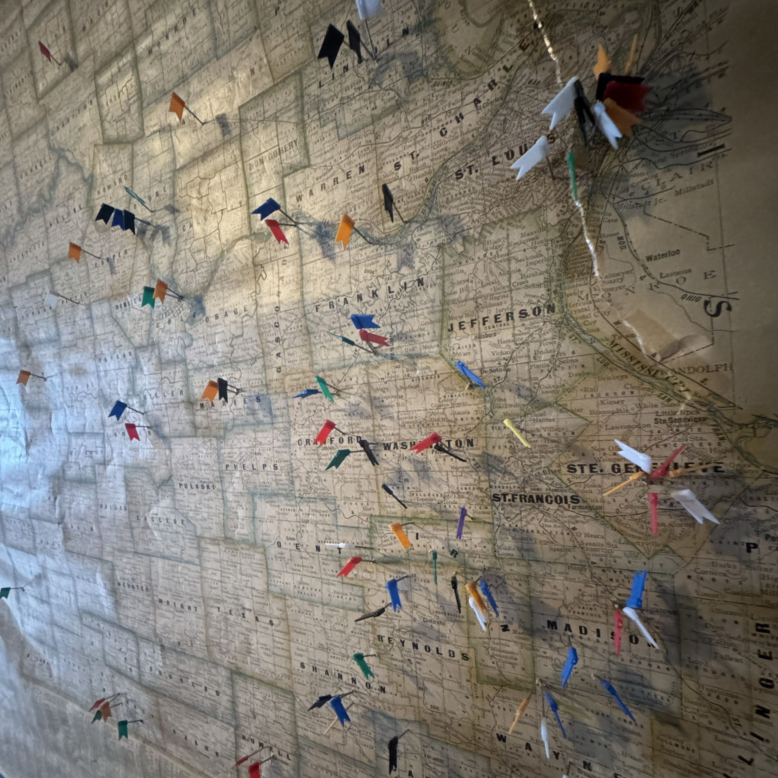 Every place I’ve slept in the state of Missouri